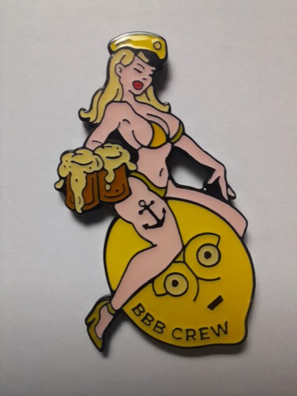 BBB Crew Enamel Pin.